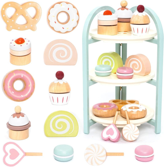 Baking Play Kitchen Set — Donuts & Croissants