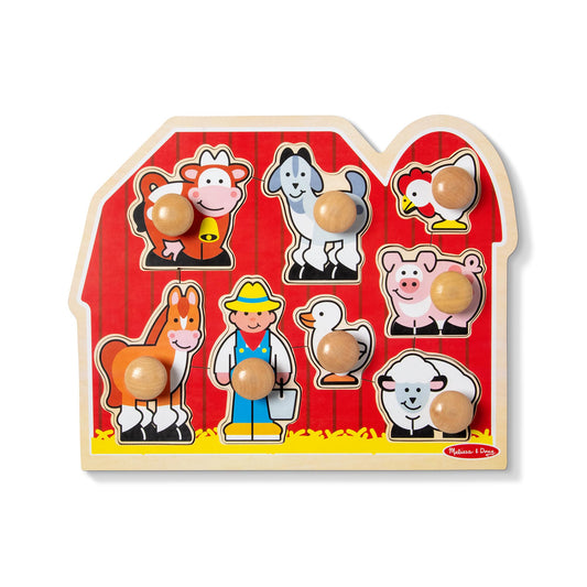 Preschool Wooden Puzzle Set — 4 Tray Themes