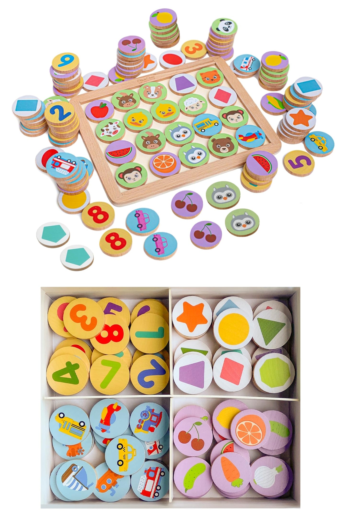 Colour Matching Memory Card Game