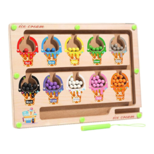 Dinosaur Bead Maze — Colour Sorting & Counting